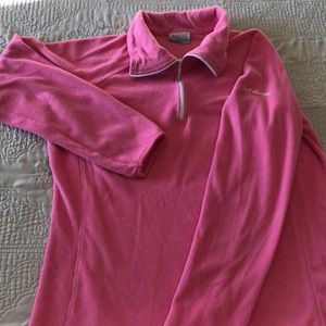 Columbia 1/4 zip up, fleece pullover